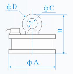 吊運(yùn)鋼板用電磁鐵MW04系列產(chǎn)品外形圖